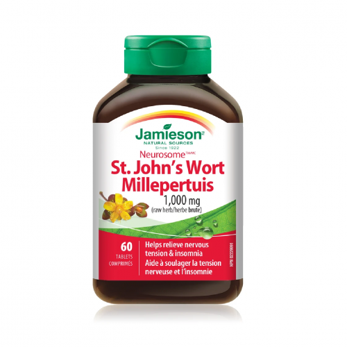 Jamieson St. John Wort Tablets 1000mg 60S Pharma