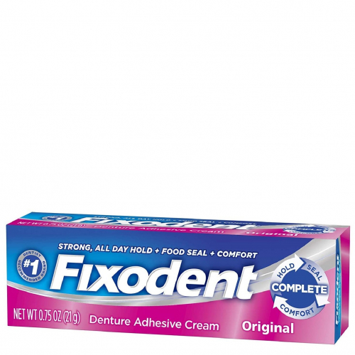 Fixodent Dental Adhesive Cream Original 0.75OZ - Pharma Xonline