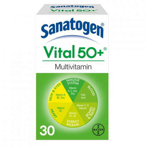 Sanatogen Vital 50+ Tablets 30S
