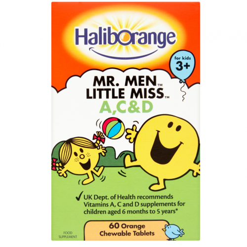 Haliborange Vitamin A,C & D Orange Chewable Tablets 60S