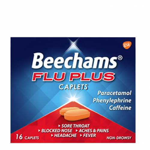 Beecham's Flu Plus Caplets 16S