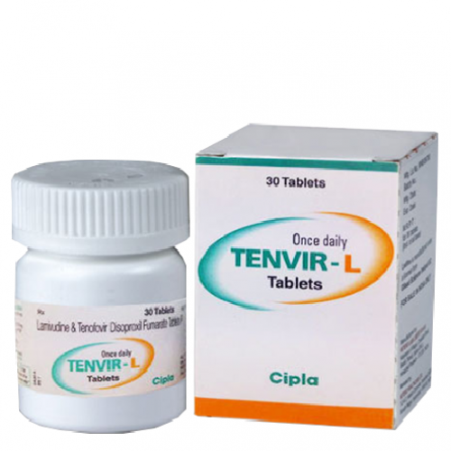 Tenvir-L (Tenofovir 300mg + Lamivudine 300mg) Tablets 30S