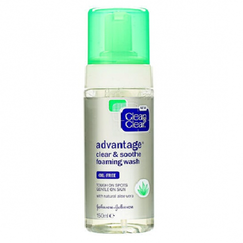 Clean & Clear Advantage Clear & Soothe Foaming Face Wash 50ML