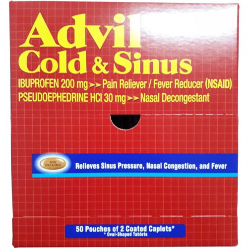 Advil Cold & Sinus Pouch 50 X 2'S