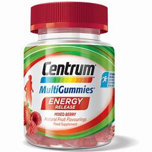 Centrum MultiGummies ENERGY RELEASE Mixed Berry Natural Flavour 30S