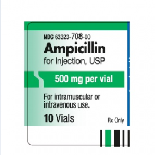 Ampicillin 500mg Powder For Solution For Injection Vials 10S