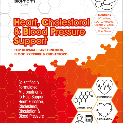 Heart, Cholesterol & Blood Pressure Support Capsules 7S X 10 Pouches