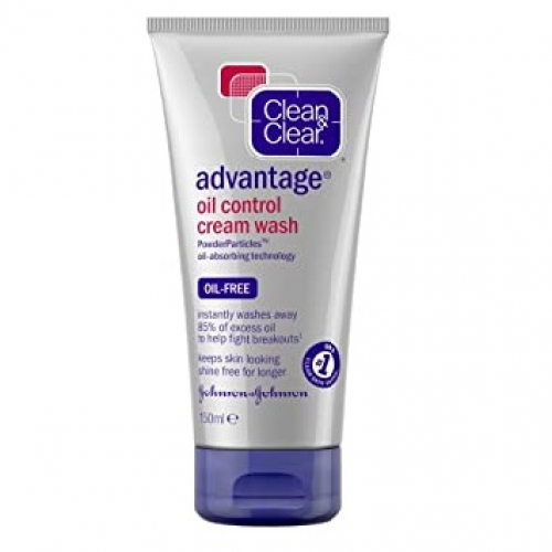 Clean & Clear Advantage Oil Control Cream Wash 150ML