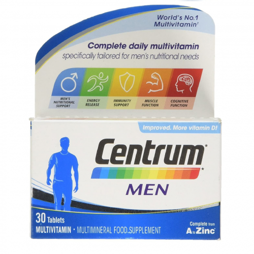 Centrum Men Multivitamins/Minerals Tablets 30S