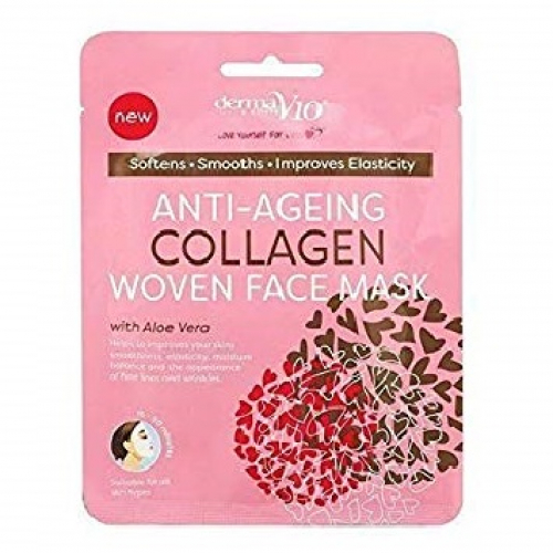 derma V10 Anti Ageing Woven Face Mask - Collagen