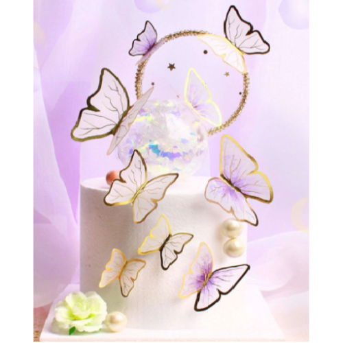 Butterfly Design Cake Decoration 10ps