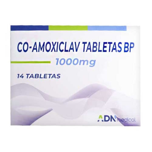 Co-Amoxiclav BP 1000mg Tablets 14'S