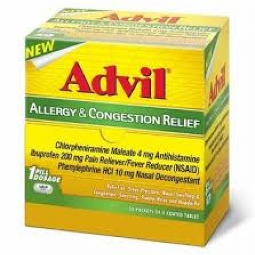 Advil Allergy & Congestion Pouch 50 X 1'S