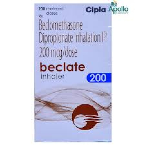 Beclate (Beclomethasone Dipronite) Inhaler 200D - CIPLA