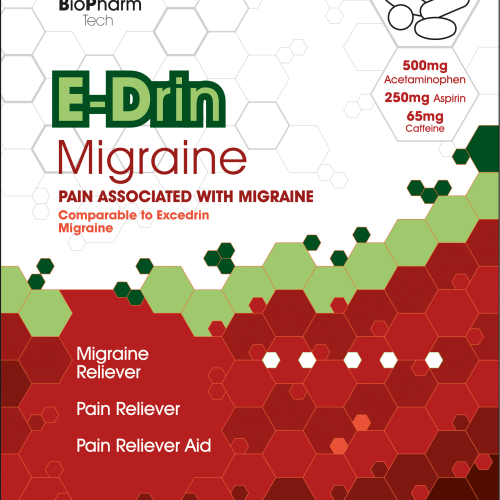 E-Drin Migraine Tablets 10S X 10 Pouches