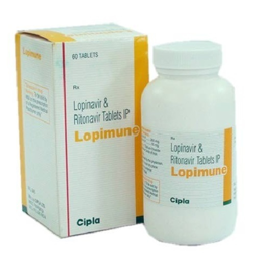 Lopimune (Lopinavir 200mg + Ritonavir 50mg) Tablets 60S