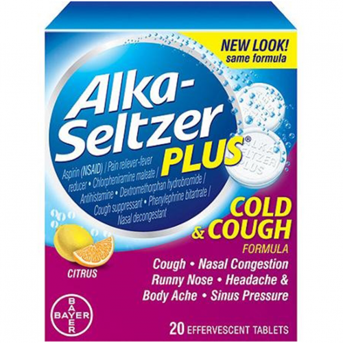 Alka-Seltzer Plus Cold & Cough Citrus 20'S