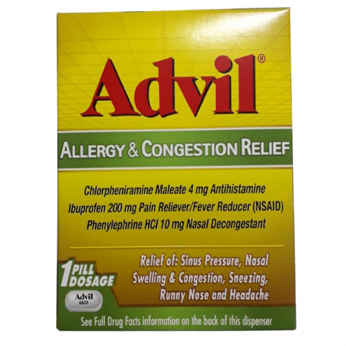 Advil Allergy & Congestion Pouch 25 X 1'S