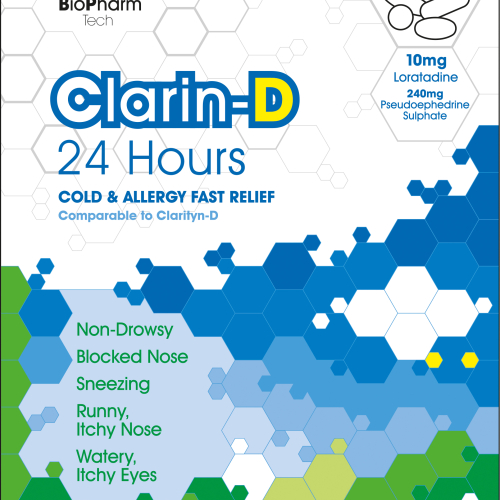 Clarin-D 24 Hours Tablets 10S X 10 Pouches