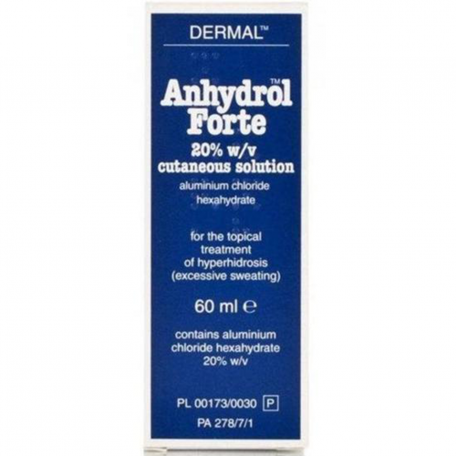 Anhydrol Forte (Aluminium Chloride) 20% Solution 60ML