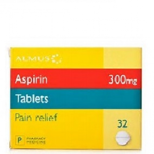 Aspirin (Acetylsalicylic Acid) 300mg Tablets 32S