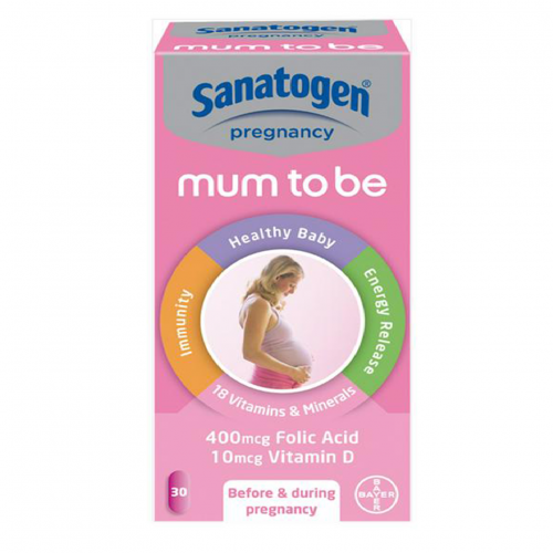 Sanatogen Pregnancy Mother To Be Tablets 30S
