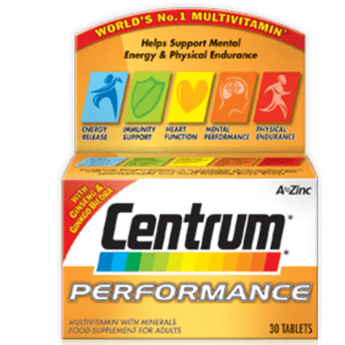 Centrum Performance Complete Multivitamins/Minerals Tablets30S