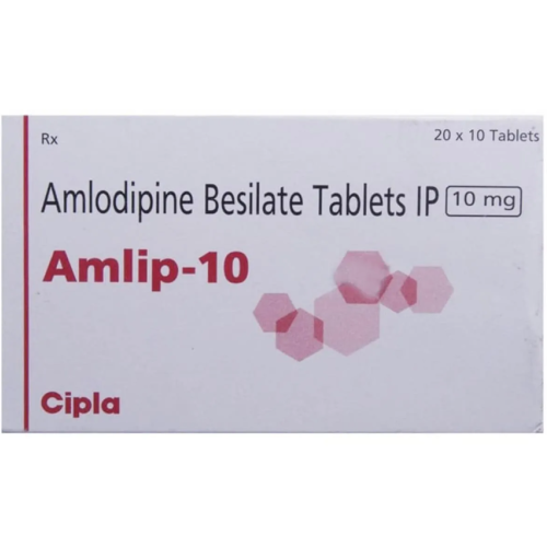 Amlip (Amlodipine) 10mg Tablets (20x10) 200S - CIPLA