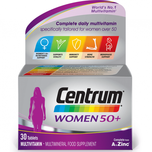 Centrum Women 50+ Multivitamins/Minerals Tablets 30S