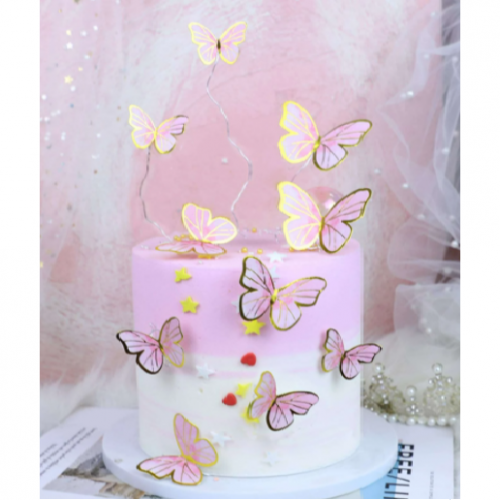 Butterfly Shaped Cake Decoration 10pcs