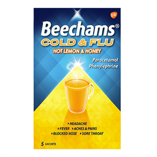 Beechams Cold & Flu Powder (Lemon & Honey) 5S