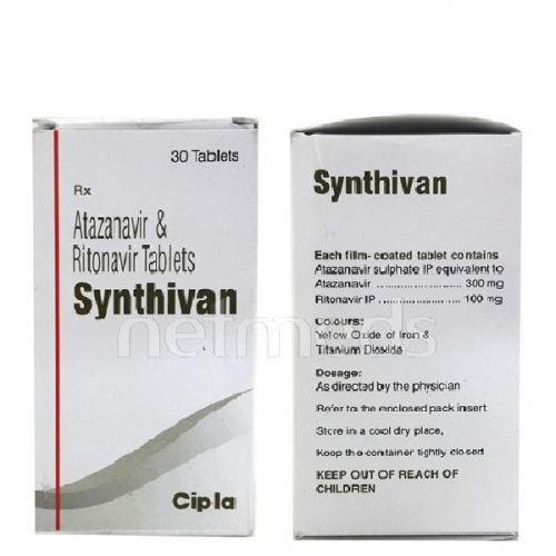 Synthivan (Atazanavir 300mg + Ritonavir 100mg) Tablets 30S