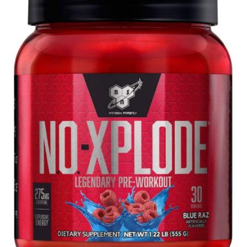 BSN N.O.-Xplode Pre-Workout Blue Raz 1.22LB