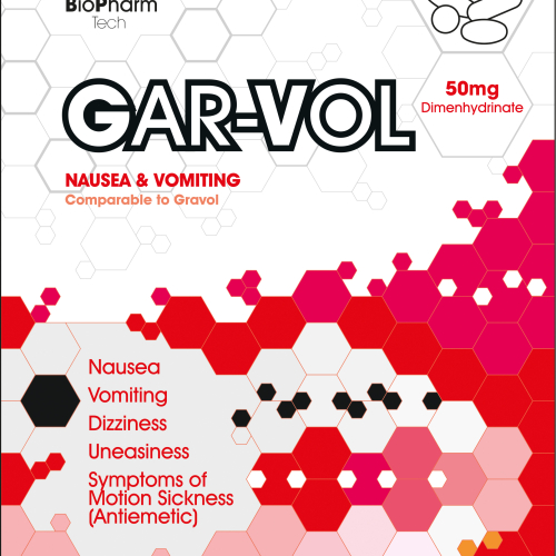 GAR-VOL Tablets 8S X 10 Pouches