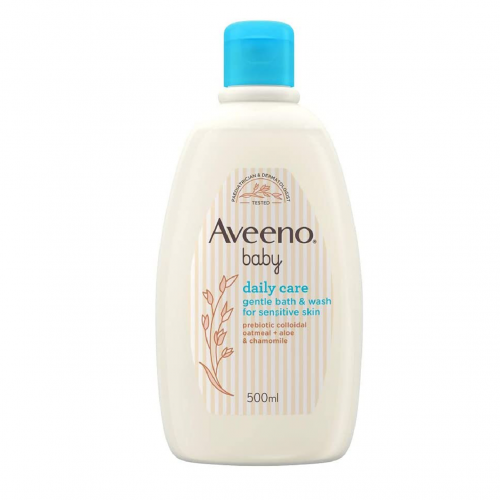 Aveeno Baby Daily Care Gentle Bath & Wash For Sensitive Skin 500ML