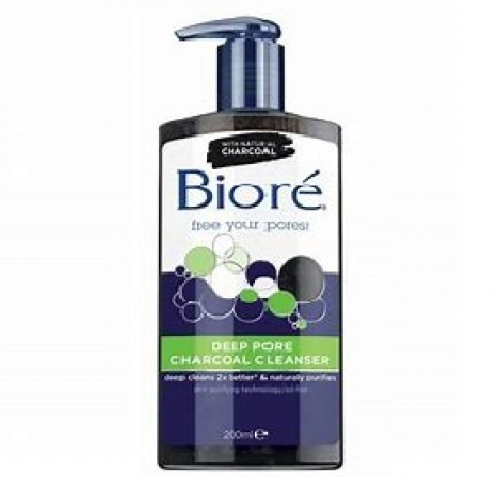 Biore Deep Pore Charcoal Cleanser 200ML