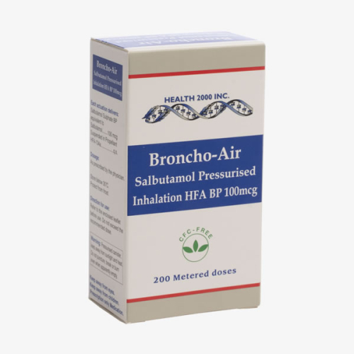 Broncho-Air (Salbutamol Pressured Inhalation HFA BP 100MCG) 200MDI