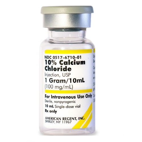 Calcium Chloride 14.7% (147mg/ml) Solution For Injection 5ml Ampoules 10S