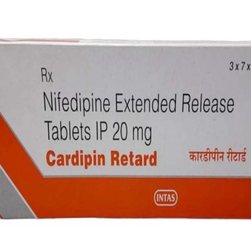 Cardipin Retard (Nifedipine SR) 20mg (3x7x10) 210S