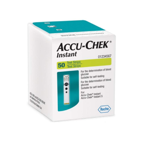 Accu Chek Instant Test Strips 50's