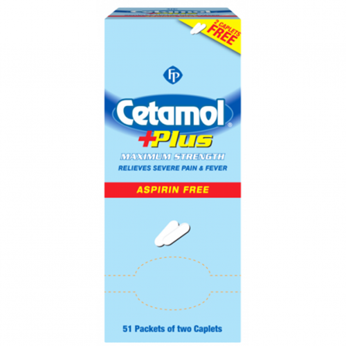 Cetamol Plus Tablets 51X2s - Pharma Xonline