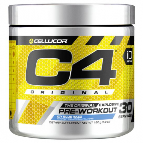 Cellucor C4 Original Pre-Workout Icy Blue Razz 30s