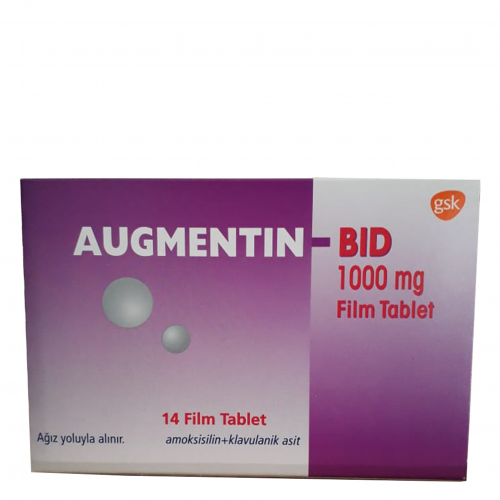 Augmentin-BID 1000mg Tablets 14S