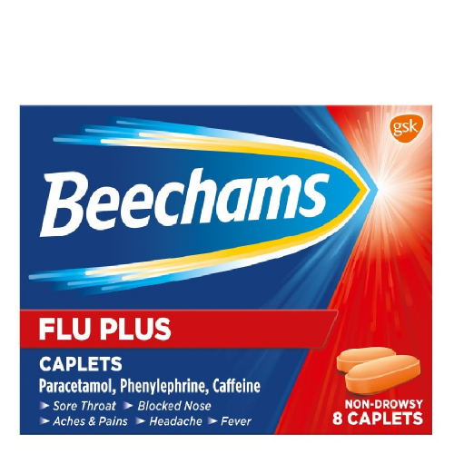 Beecham's Flu Plus Caplets 8S