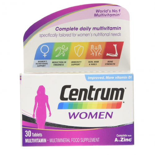 Centrum Women Multivitamins/Minerals Tablets 30S