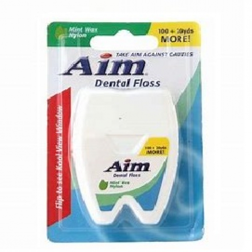Aim Dental Floss Waxed 112YDS