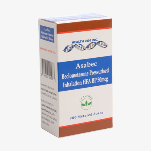 Asabec (Beclometasone Pressured Inhaler HFA 50MCG CFC FREE)