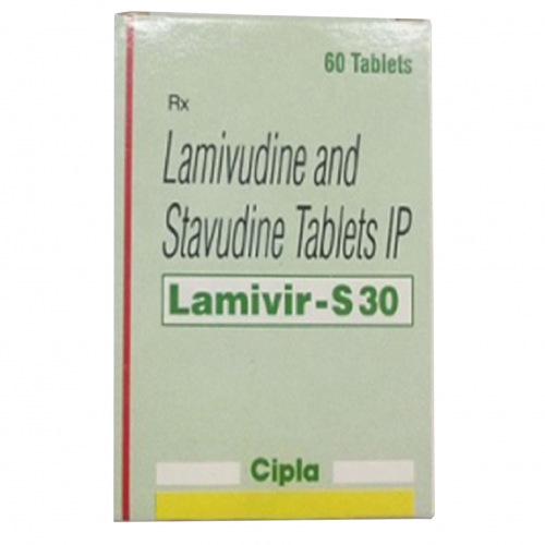 Lamivir-S 30 (Lamivudine 150mg + Stavudine 30mg) Tablets 60S