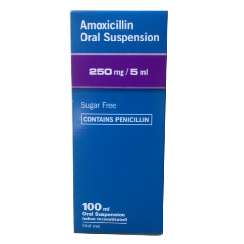 Amoxicillin 250mg/5ml S/F Suspension 100ML